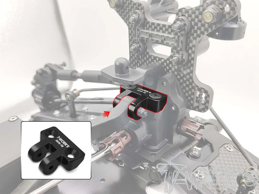 T-Works 7075-T6 Aluminum Rear Chassis Brace Mount Infinity IFB