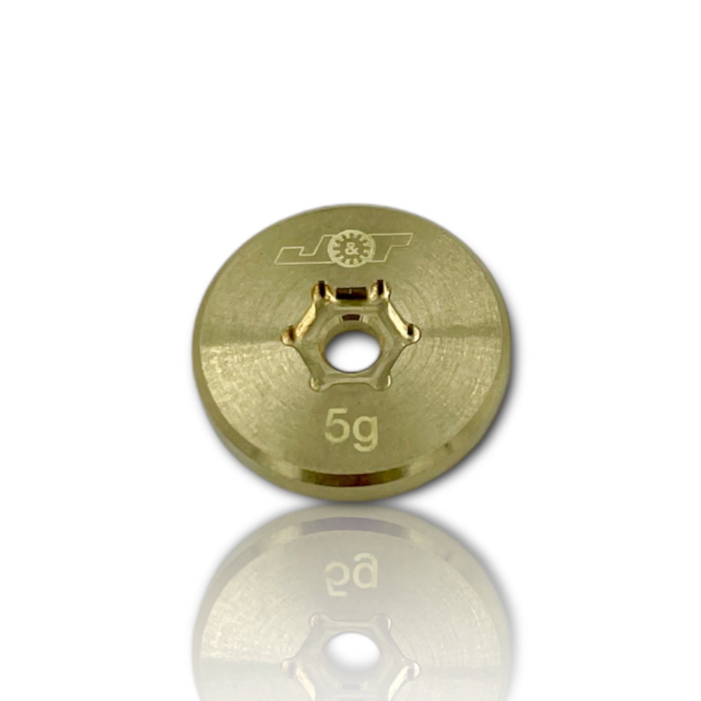 J&T Stackable Brass Chassis Weight 5g