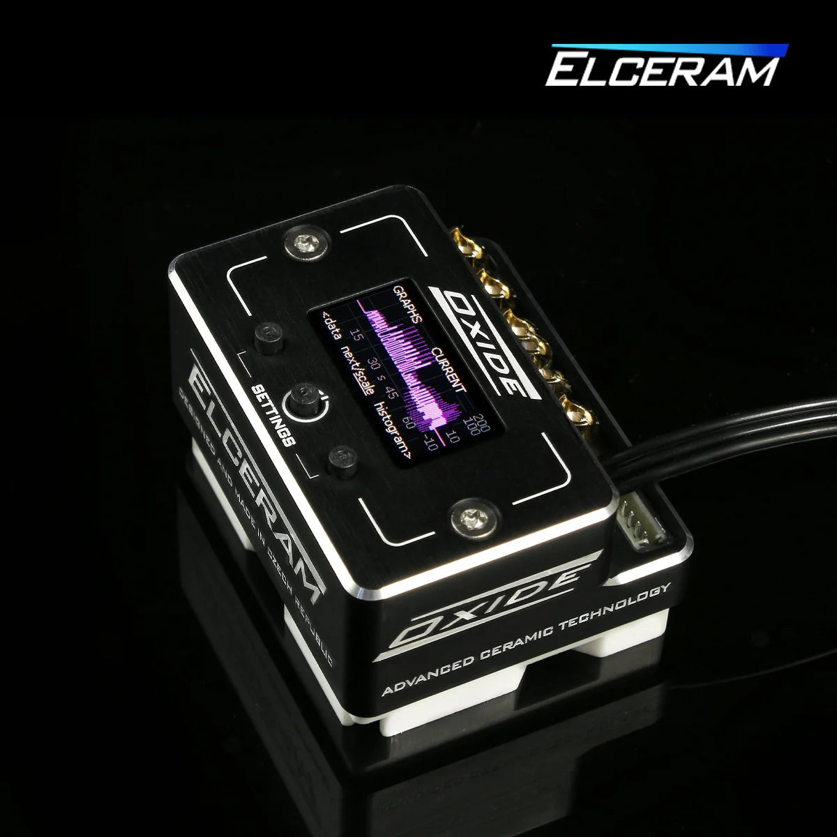 Elceram Oxide 1/8 Offroad 200A Brushless ESC with LCD Display