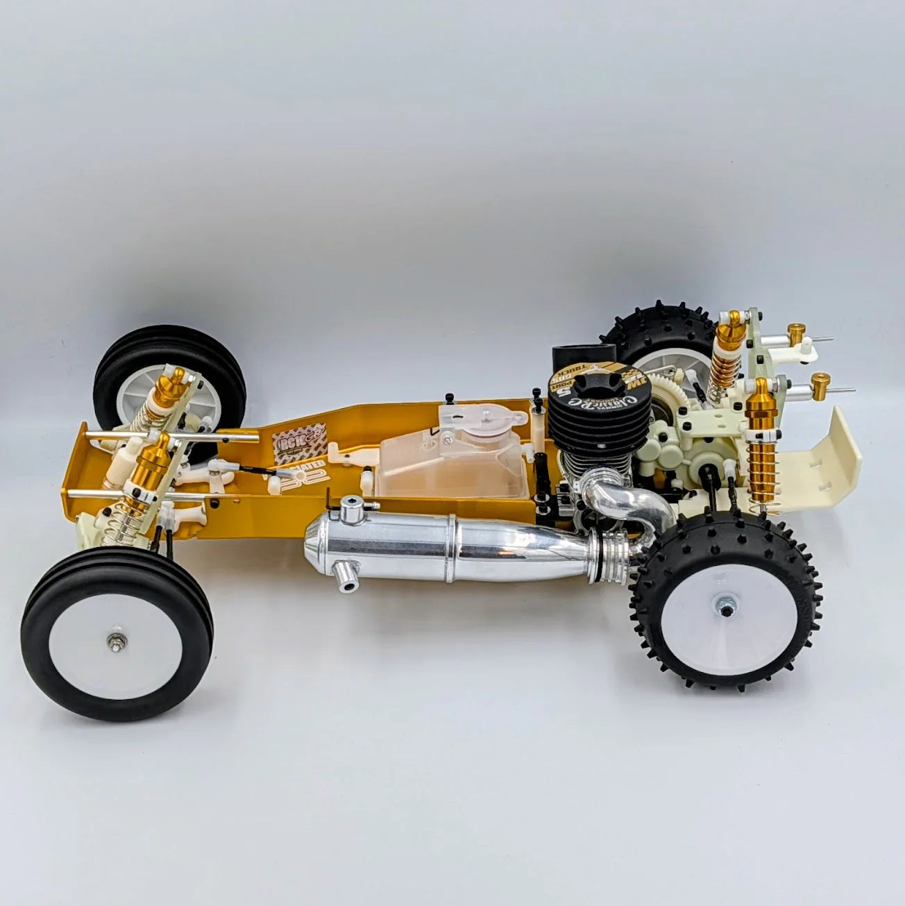 CLASSIC RC Classic Stadium Truck Exhaust - 2wd Rear Exhaust POLISHED