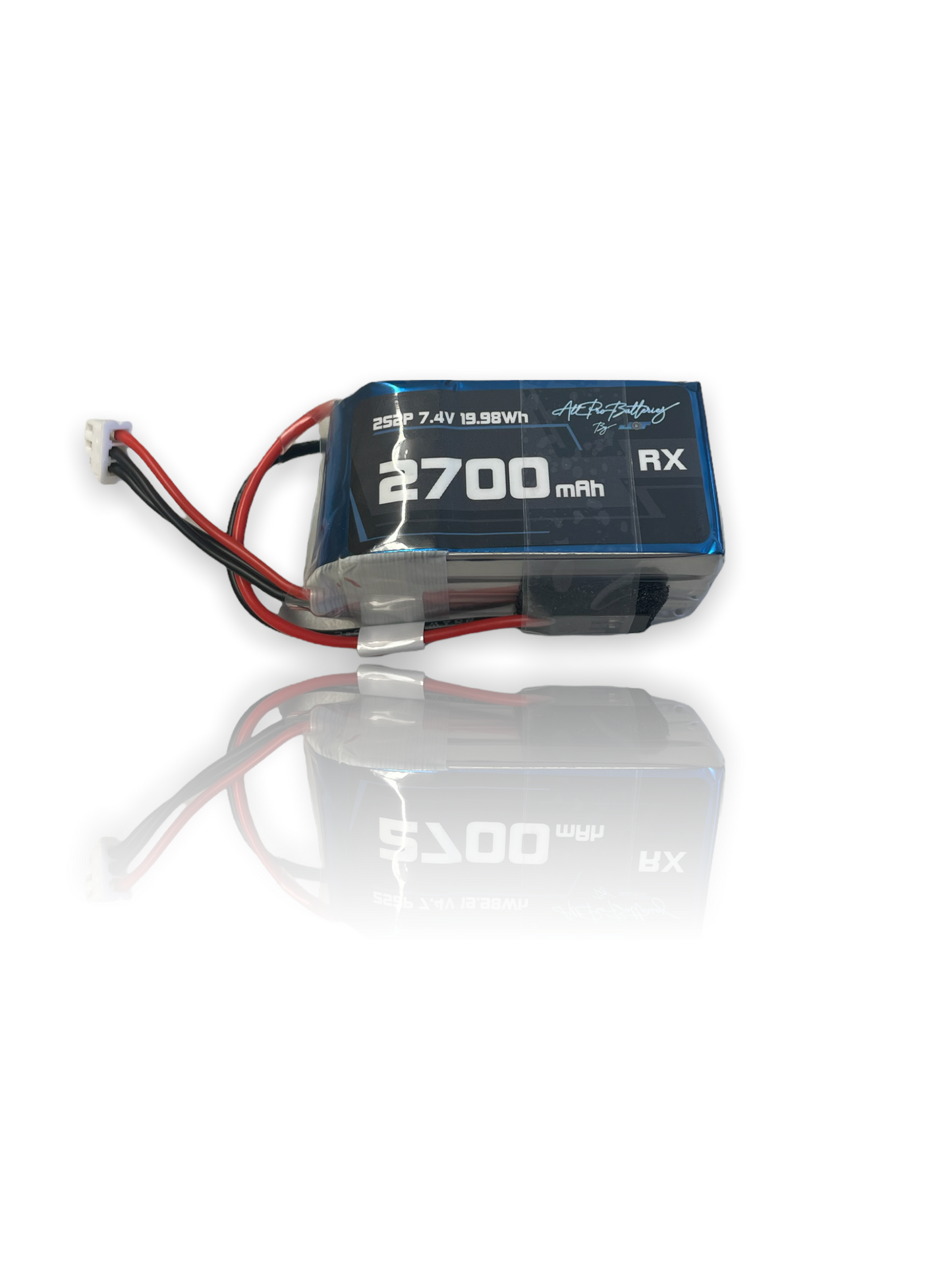 All Pro Batteries HV LiPo Receiver Battery Pack (Hump Style HB) (7.6V/2700mAh) (w/Balancer Plug)