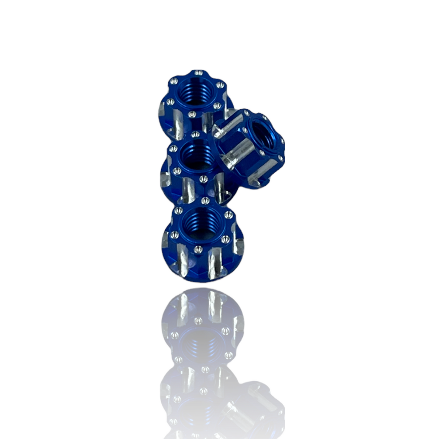 J&T M4 Machined Aluminum Wheel Nuts (4pcs)