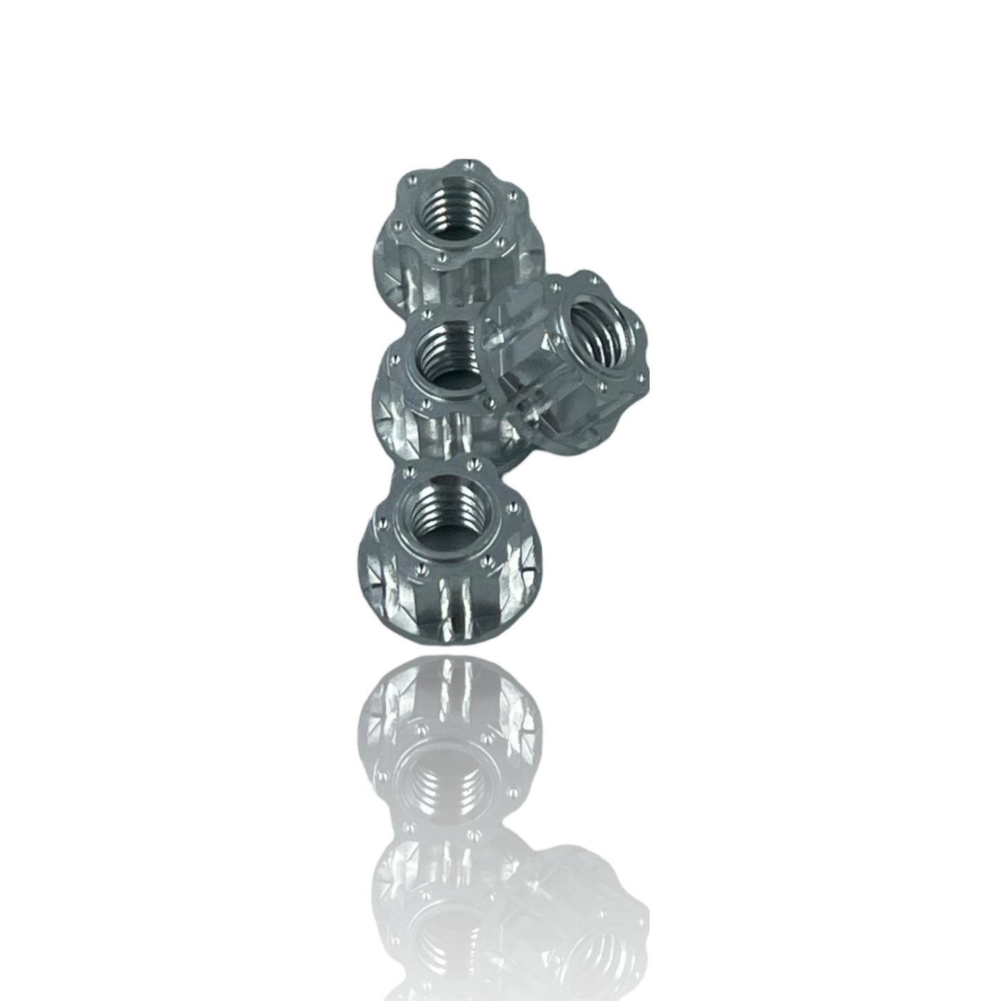J&T M4 Machined Aluminum Wheel Nuts (4pcs)