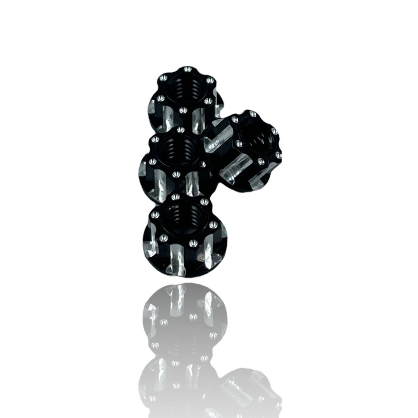 J&T M4 Machined Aluminum Wheel Nuts (4pcs)