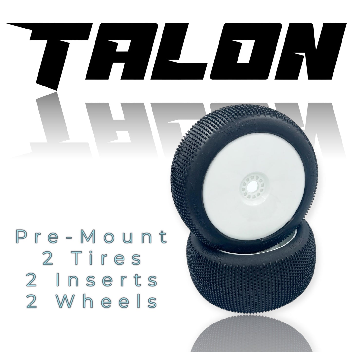 Talon 8th Scale Truggy Pre-Mount White