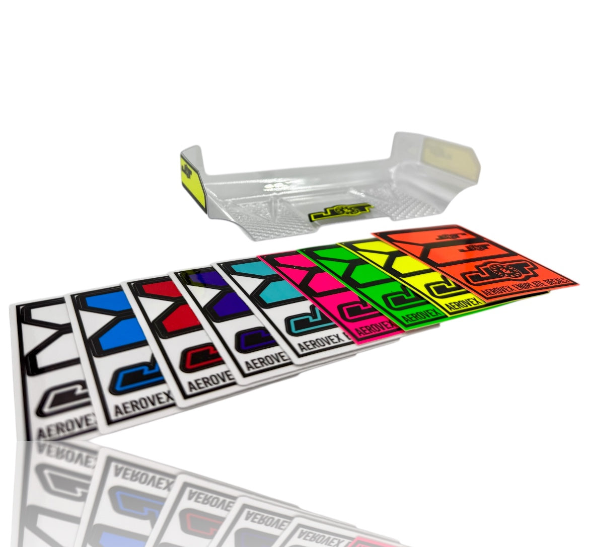 J&T Aerovex 1/10 Wing End Plate Stickers