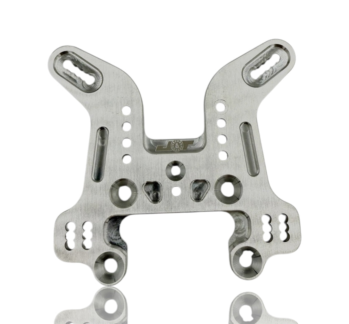J&T Aluminum Split Shock Tower AE RC8B4.1 Rear - Faster RC HobbiesAluminum Option PartsJ&T Bearing CoFaster RC HobbiesJT12316
