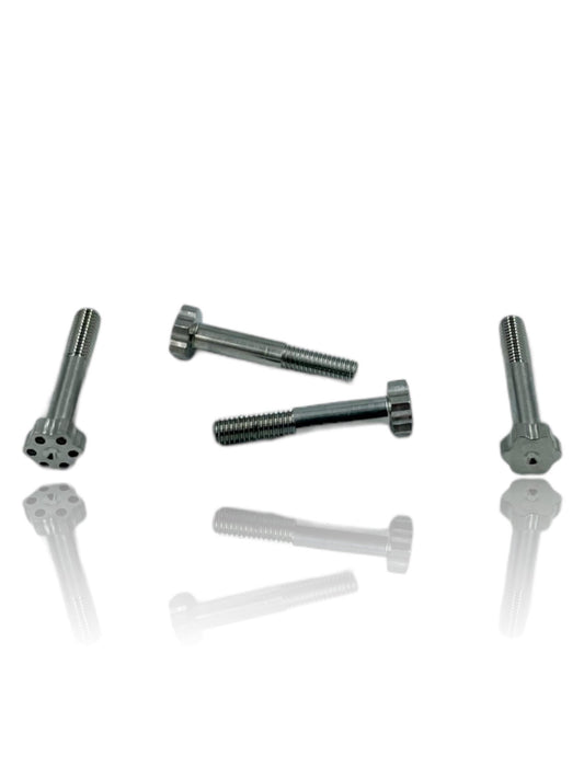 J&T Premium Titanium Lower Shock Screw Set - Faster RC HobbiesTitaniumJ&T Bearing CoFaster RC HobbiesJT11039
