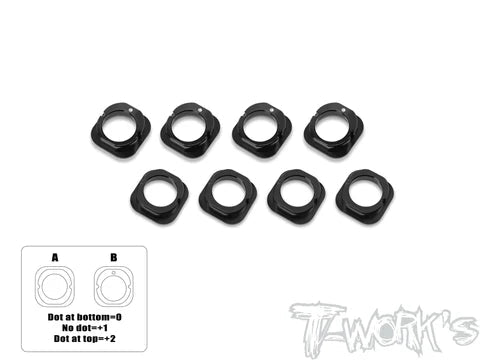T-Works 7075-T6 Alum. Gear Box Diff. Insert ( For Team Associated RC8 B4.2/T4.2/B4.2E/T4.2E ) - Faster RC HobbiesFaster RC HobbiesFaster RC HobbiesTO-325-K