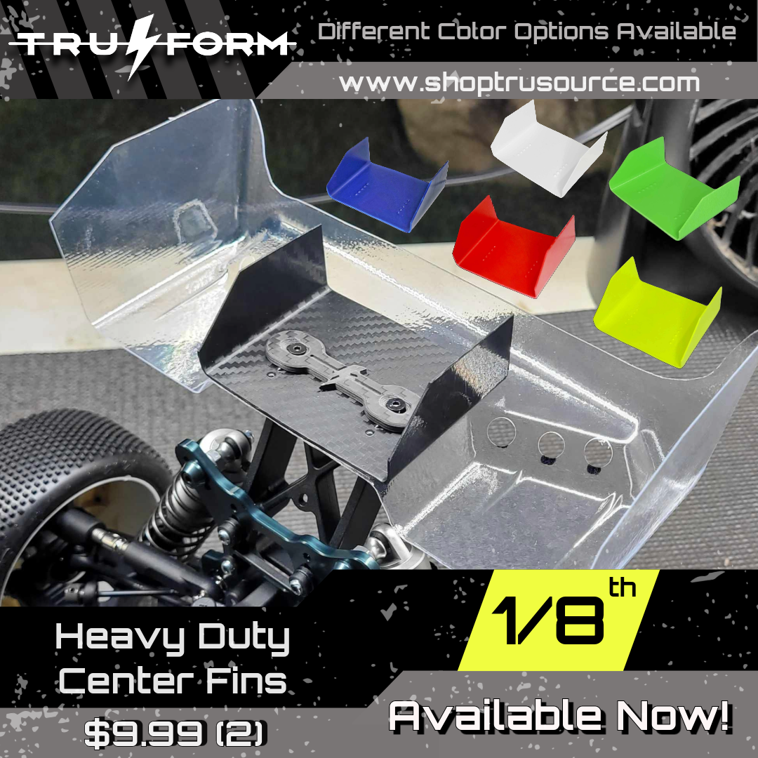 TRU-Form HD Center Stabilizer (2) - 1.5mm (Color Options Available)