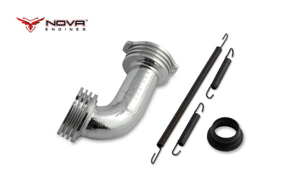 KOMBO PIPE EFRA 2181 + MANIFOLD 34MM 90°/90° - ON Road