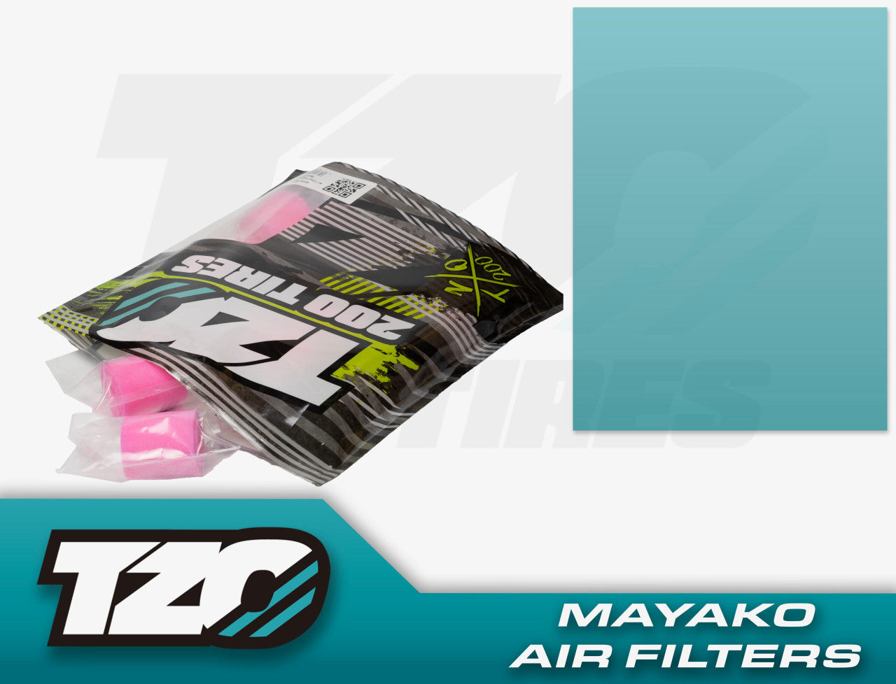 TZO FlockFilter Mayako MX8 Pre-Oiled Air Filters (Pack of 10)