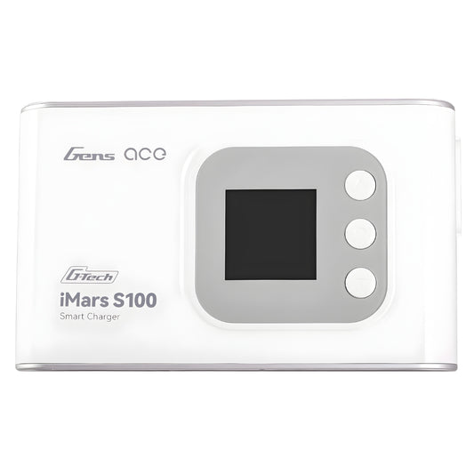 GENS ACE IMARS S100 G-TECH AC BALANCE RC BATTERY SMART CHARGER WHITE