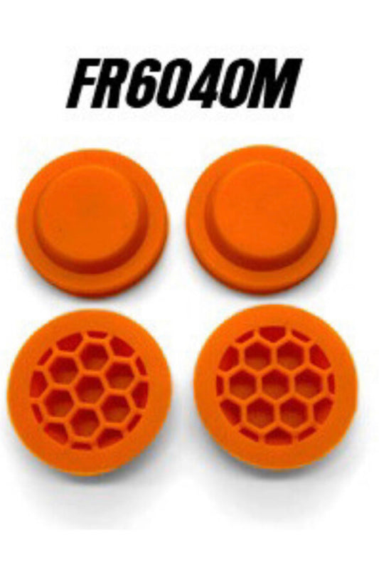 FR6040M FastRace Honeycomb Orange Reinforced Membranes for Hard "4hole" caps (4)  &nbsp;