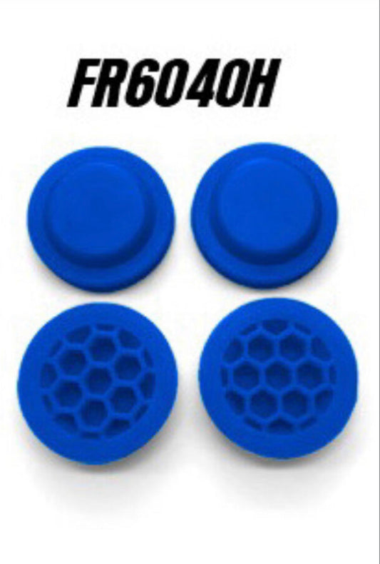 FR6040H FastRace Honeycomb Blue Reinforced Membranes for "4hole" Medium caps (4)