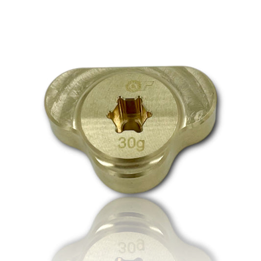 J&T Universal Brass Chassis Weight 30g