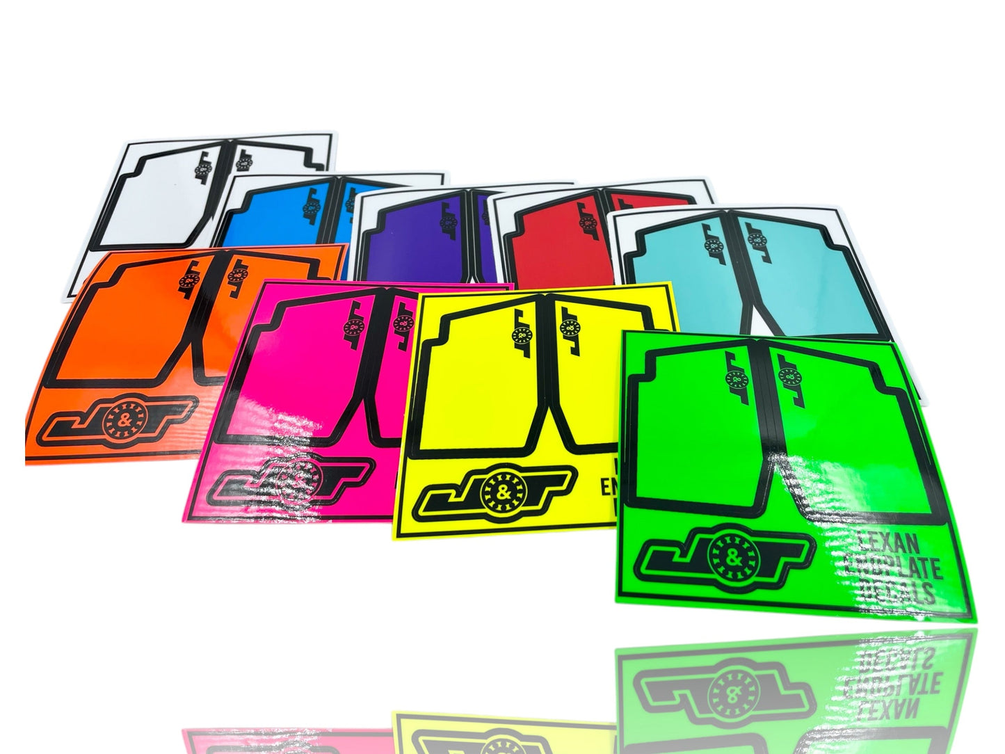 J&T Leading Edge Lexan Wing End Plate Stickers