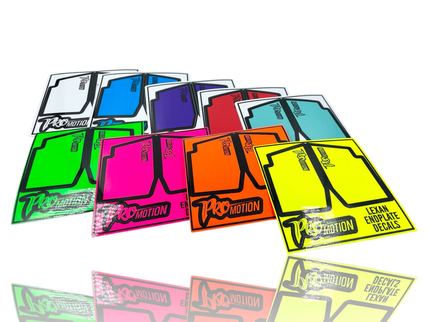 Pro Motion J&T Leading Edge Lexan Wing End Plate Stickers