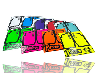 Pro Motion J&T Leading Edge Lexan Wing End Plate Stickers