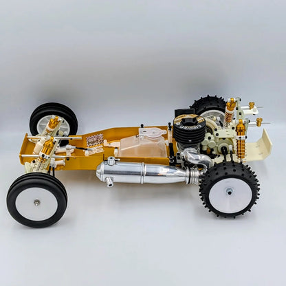 CLASSIC RC Classic Stadium Truck Exhaust - 2wd Rear Exhaust POLISHED