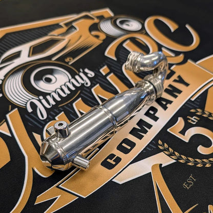 CLASSIC RC Classic Stadium Truck Exhaust - 2wd Rear Exhaust POLISHED