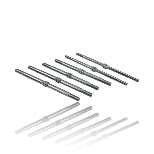 HB D8T/E8T Evo 3 Titanium "Milled'' Turnbuckles