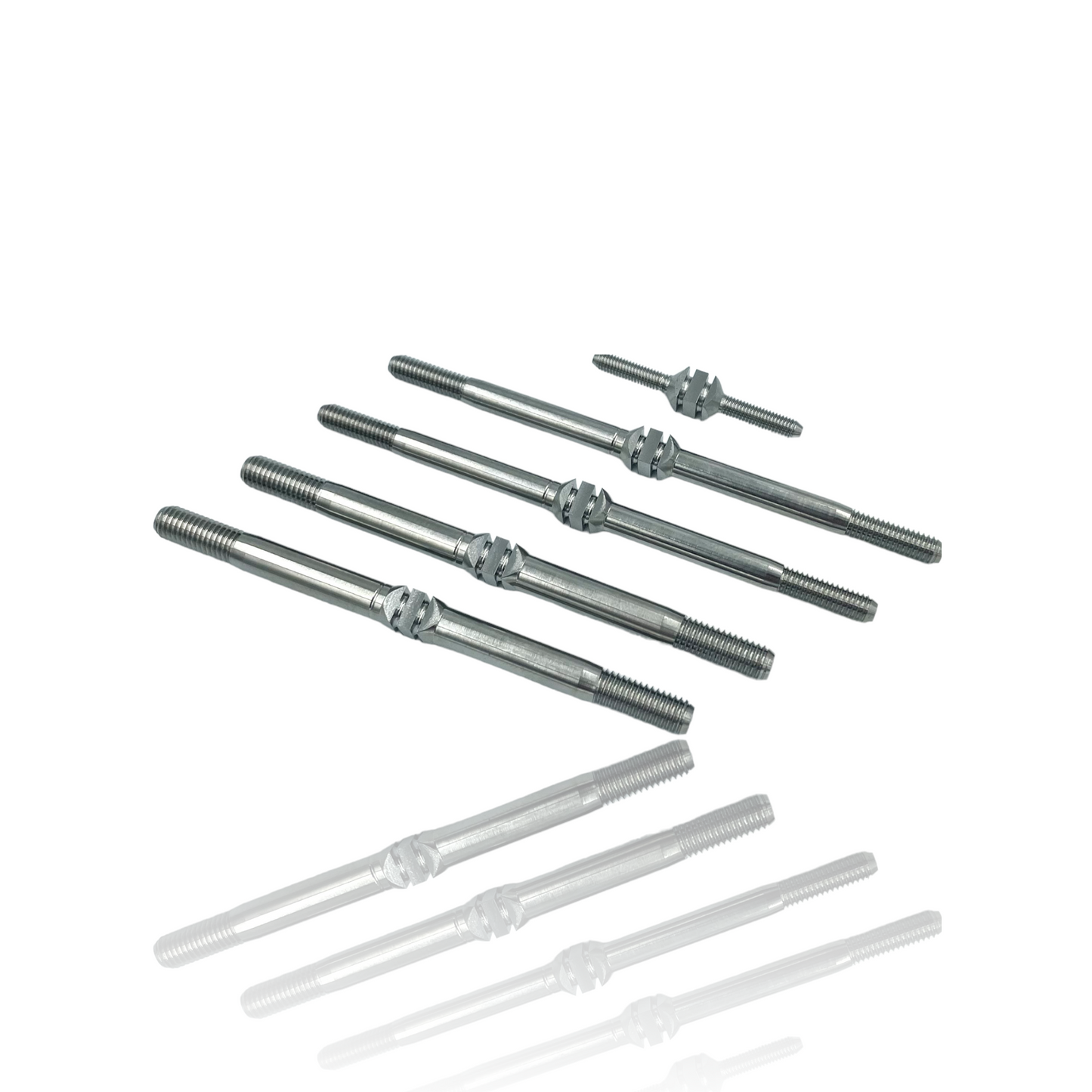 Associated RC8T4/RC8T4e RC8T3.2/RC8T3.2e Titanium "Milled'' Turnbuckles