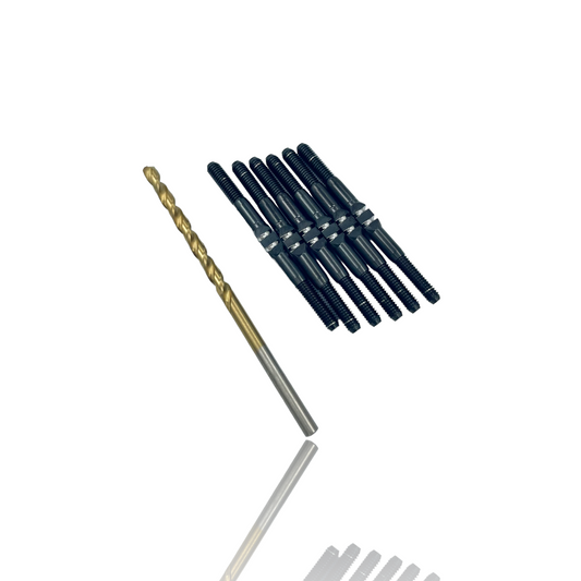 TLR 22S 2WD Dirt Oval Late Model Titanium "Milled'' XD Turnbuckles