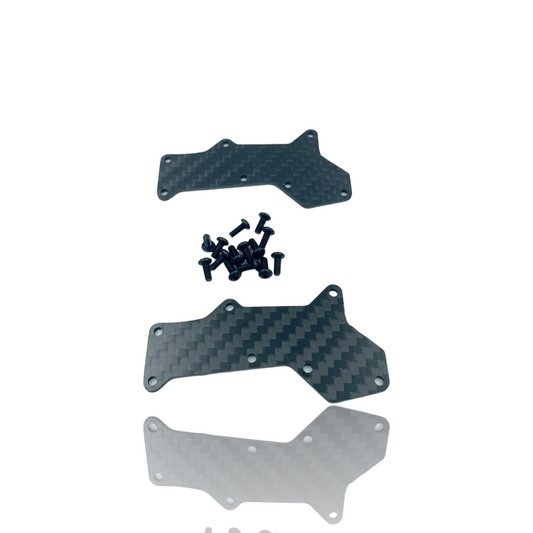 HB D8 World Spec Carbon Fiber Front Arm Inserts