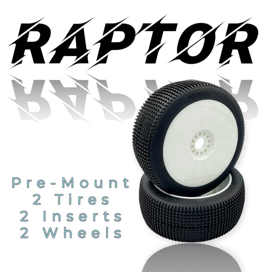 Raptor 8th Scale Buggy Pre-Mount White