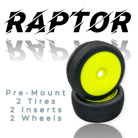 Raptor 8th Scale Buggy Pre-Mount Yellow
