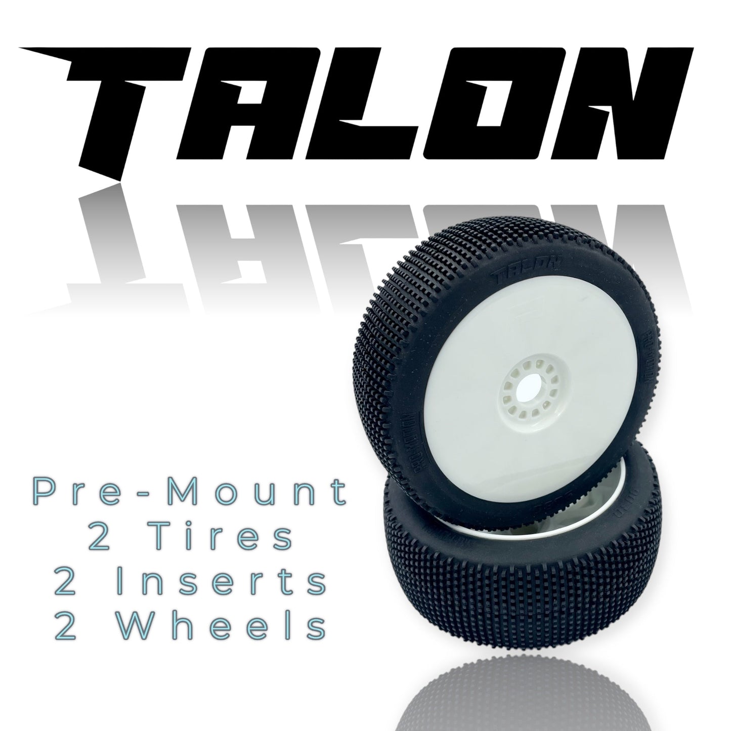 Talon 8th Scale Buggy Pre-Mount White