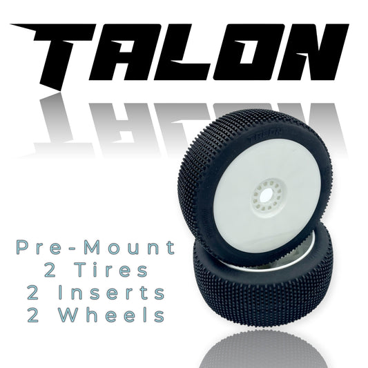 Talon 8th Scale Buggy Pre-Mount White