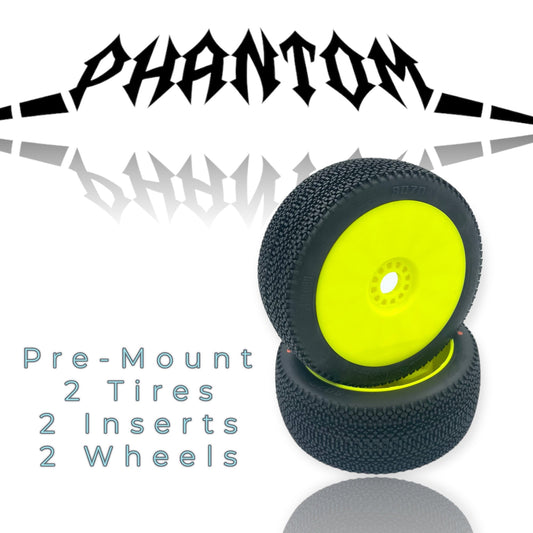 Phantom 8th Scale Buggy Pre-Mount Yellow