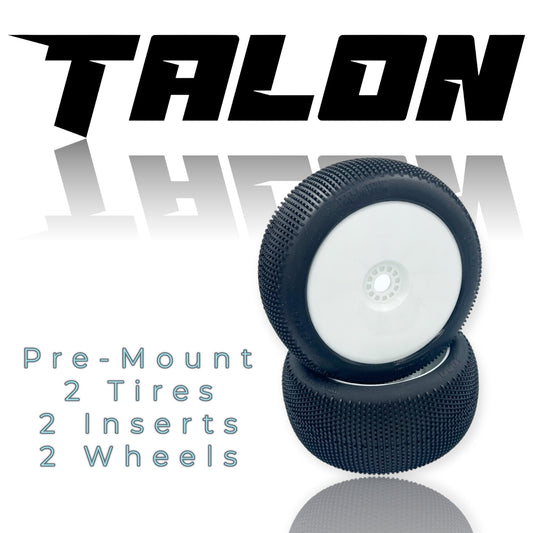 Talon 8th Scale Truggy Pre-Mount White
