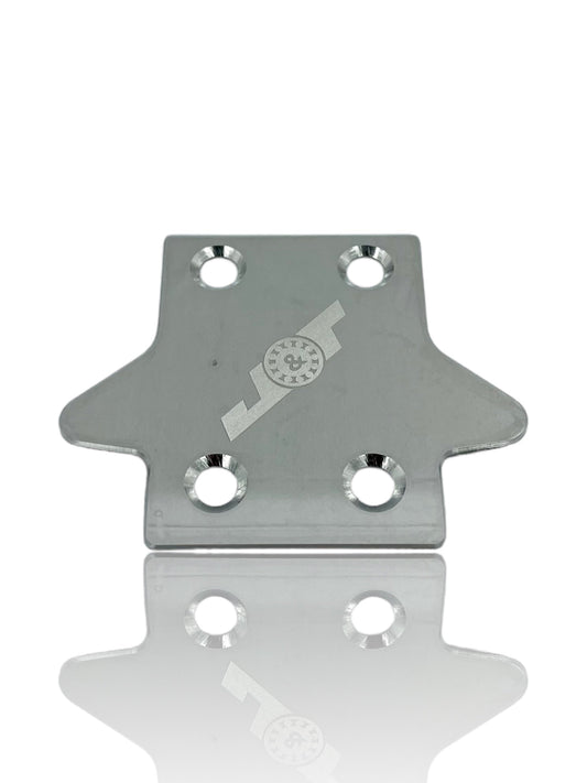 Mugen MBX8R Stainless Skid Plate Front