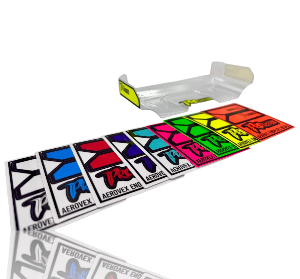 Pro Motion J&T Aerovex 1/10 Wing End Plate Stickers