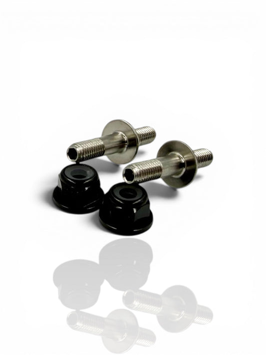 Premium Titanium Lower Rear Shock Mount Set
