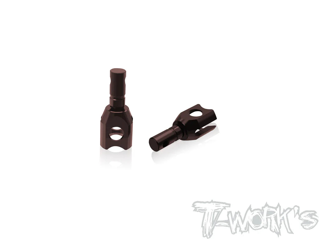 T-Works TO-195-IFB8 Spring Steel F/R Diff. Joint ( For Infinity IFB8) 2pcs.