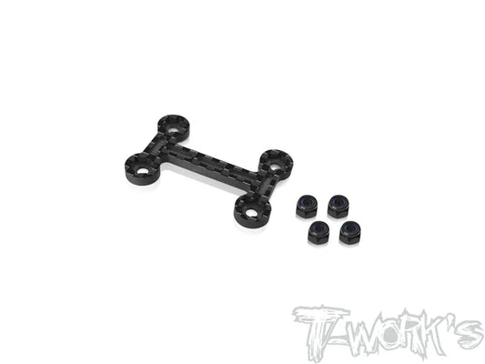 T-Works TO-328-IFB8 Graphite Wing Mount One Piece Adapter ( For Infinity IFB8 )