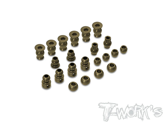 T-Works TO-346-C 7075-T6 Hard Coated Alum. Ball Set ( For Infinity IFB8 ) 22pcs.