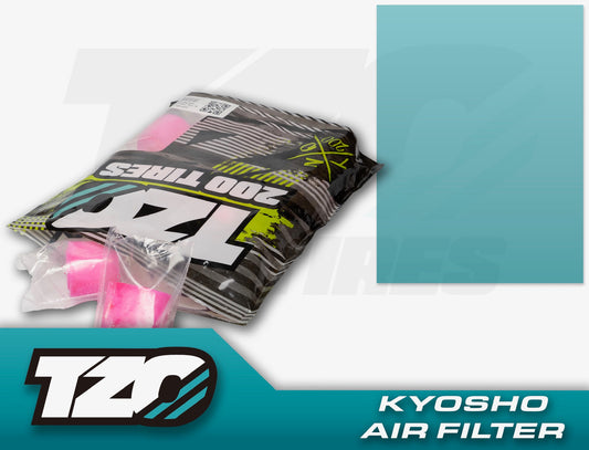 TZO FlockFilter Kyosho MP10 & MP9 Pre-Oiled Air Filter (Pack of 10)