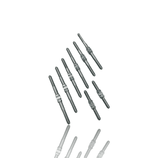 Associated DR10 Titanium "Milled'' XD Turnbuckles - Faster RC HobbiesTitaniumJ&T Bearing CoFaster RC HobbiesJT10777