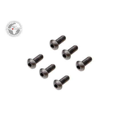 INFINITY M5x14mm TITANIUM UFO HEAD SCREW (6pcs)