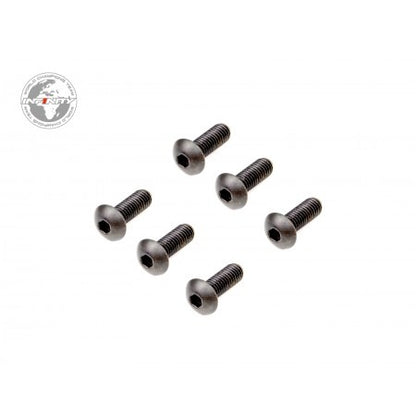 INFINITY M5x14mm TITANIUM UFO HEAD SCREW (6pcs)