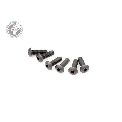 INFINITY M5x16mm TITANIUM UFO HEAD SCREW (6pcs)
