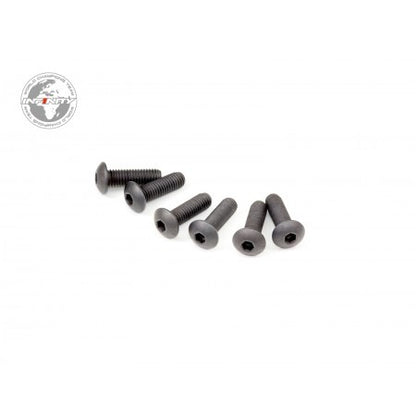 INFINITY M5x16mm TITANIUM UFO HEAD SCREW (6pcs)