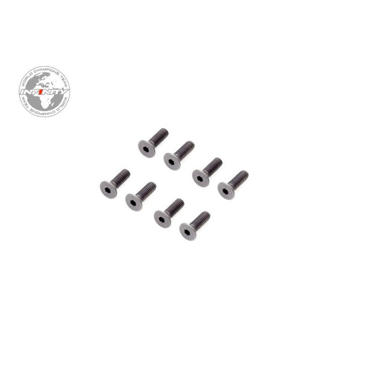 INFINITY M2.5x8mm FLAT HEAD SCREW (8pcs)