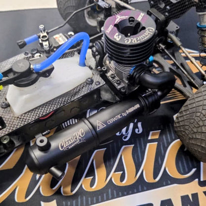 JW12 3-Port .12 Engine + Classic Tuned Pipe Combo - 1/10 Stadium Truck