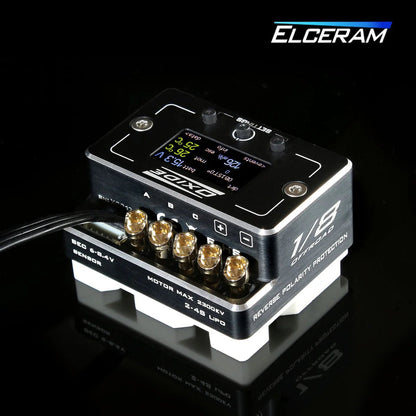 Elceram Oxide 1/8 Offroad 200A Brushless ESC with LCD Display - Faster RC HobbiesSmokem RacingFaster RC Hobbies